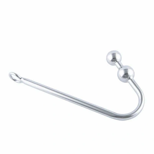 Hook Steel Two Anal Balls Stainless 4417 Pleasurable 0106